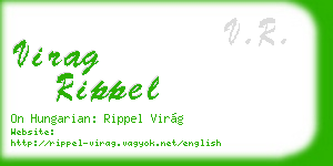 virag rippel business card